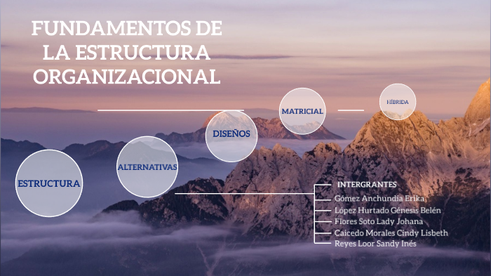 FUNDAMENTOS DE LA ESTRUCTURA ORGANIZACIONAL by Erika Gómez on Prezi