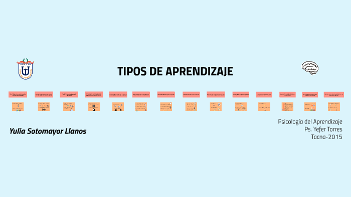 Tipos de aprendizaje by Yulia Sotomayor on Prezi