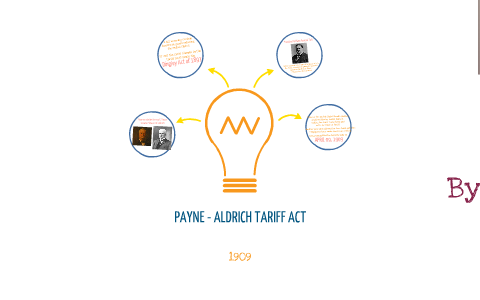 PAYNE ALDRICH TARIFF ACT intelligence overview