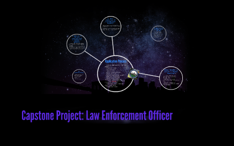 capstone project ideas law enforcement