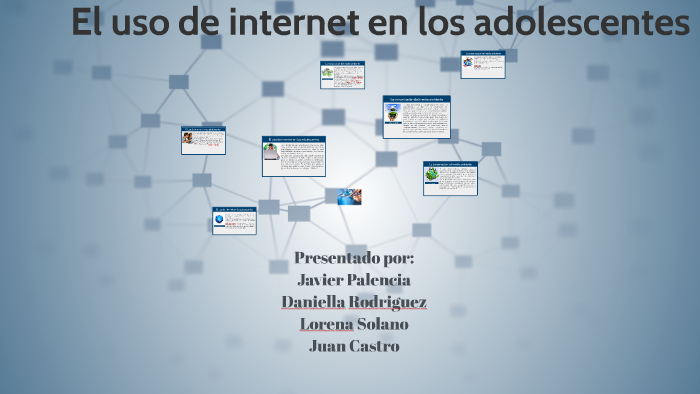 El USO DE internet en los adolescentes by Juan David Castro Delgado on