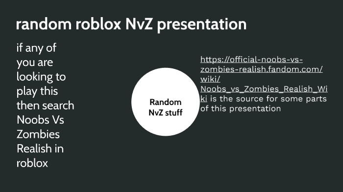 Noobs vs Zombies Realish Wiki