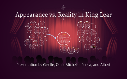 king lear theme appearance vs reality