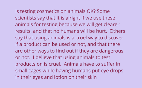 animal testing is cruel essay