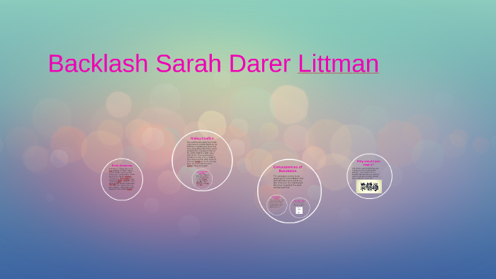 backlash by sarah littman