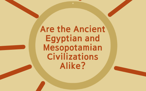 in what two ways are mesopotamia and egypt the same