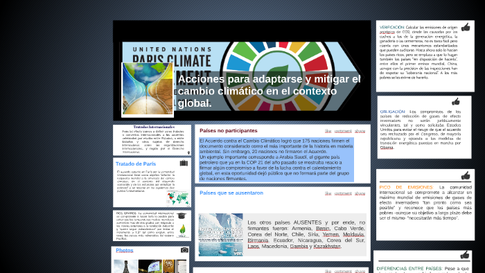 Acciones para adaptarse y mitigar el cambio climático en el by ...