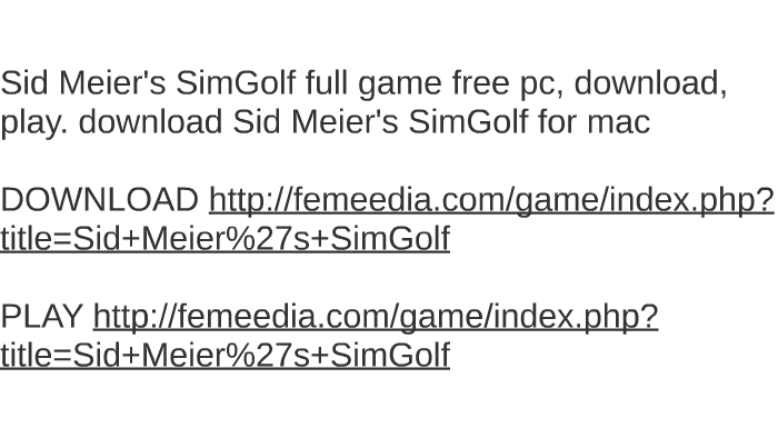 Sid meier