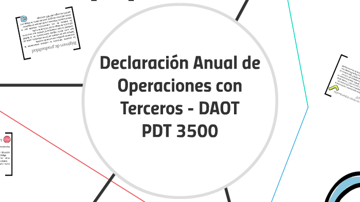 Declaración Anual de Operaciones con Terceros - DAOT by ANA CLAUDIA ...