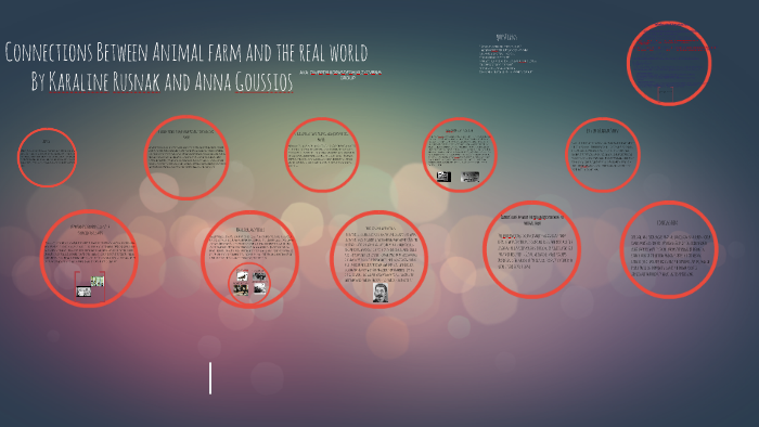 Connections Between Animal farm and the real world by Karaline R.