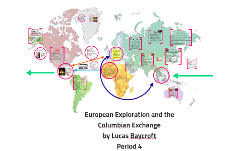 European Exploration And The Colombian Exchange By Lucas Baycroft