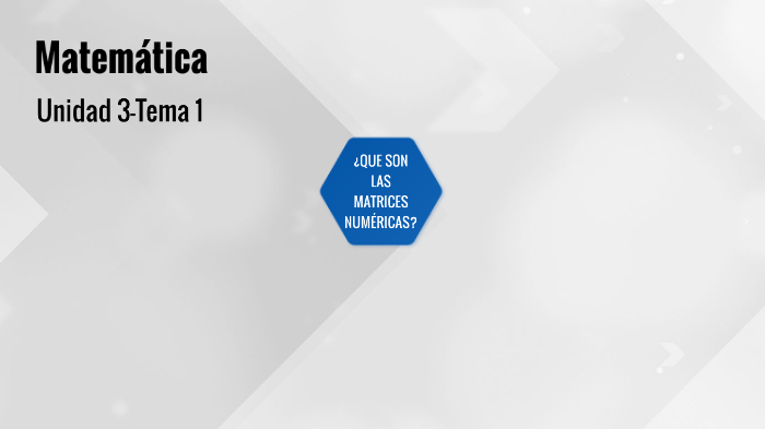 Matrices numéricas by Rocío Anabel Sisa Rojas on Prezi