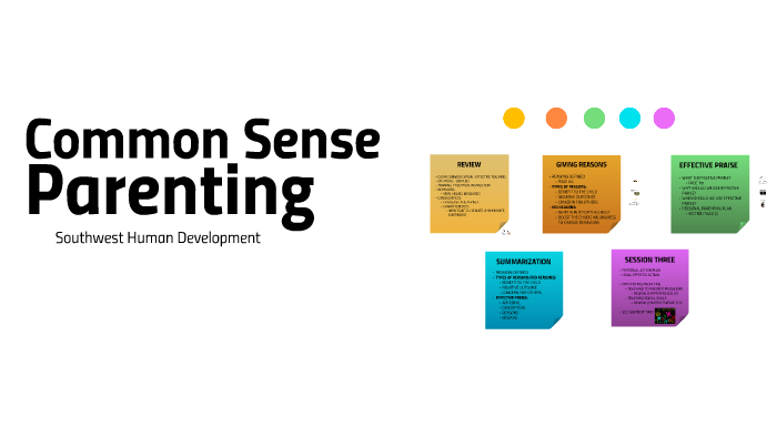 Common Sense Parenting - Encouraging Positive Behaviors by ...