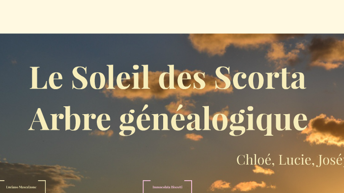 Soleil de promo scorta