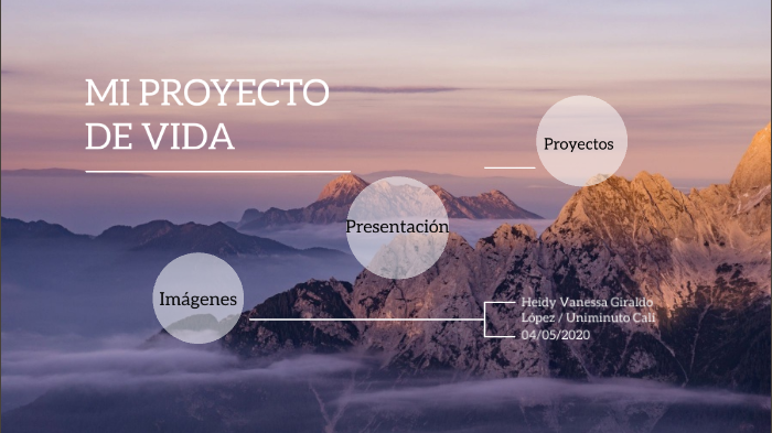 Mi proyecto de vida by Heidy Giraldo on Prezi