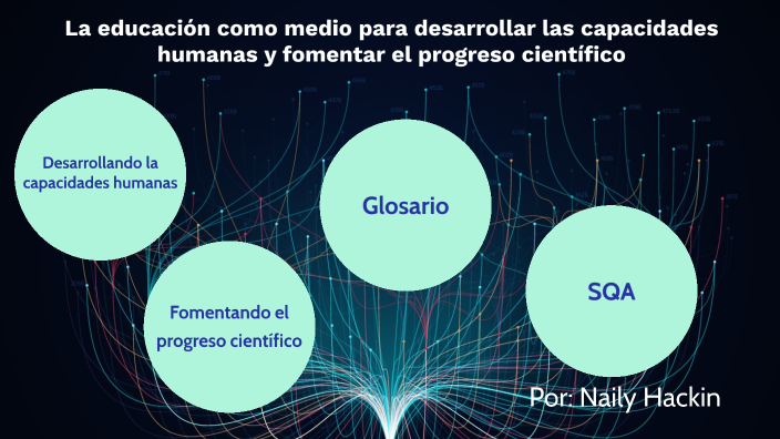 La Educación Como Medio Para Desarrollar Las Capacidades Humanas Y Fomentar El Progreso 8721