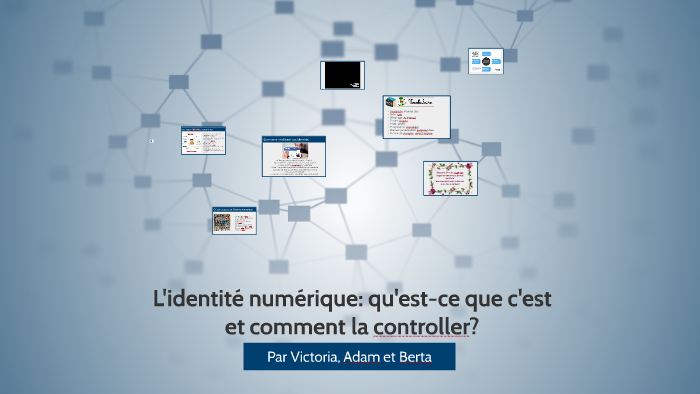 L'identité numérique: qu'est-ce que c'est et comment la controller? by