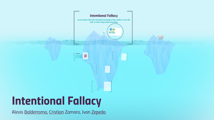 the intentional fallacy