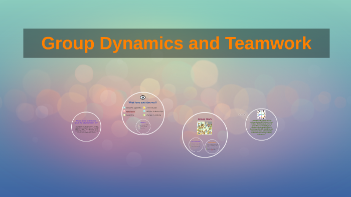 Group Dynamics and Teamwork by Ryn Shah on Prezi
