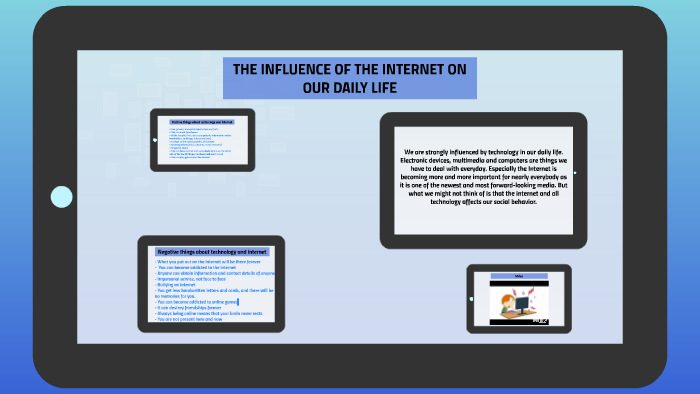 uses of internet in our daily life