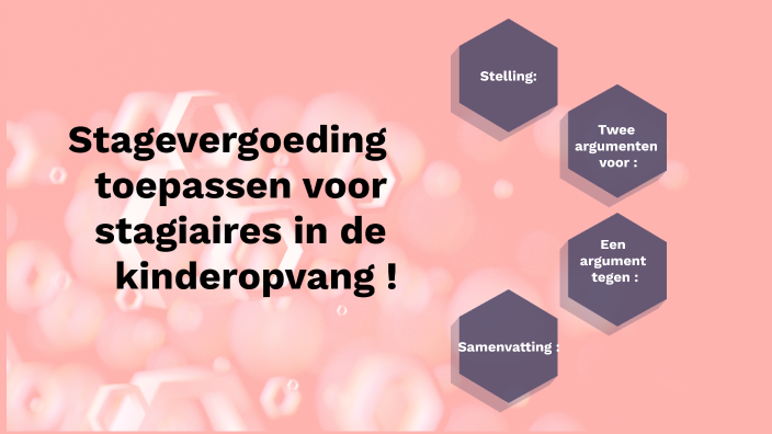 Stage vergoeding toepassen voor stagiaires ! by Inge Vermeulen on Prezi