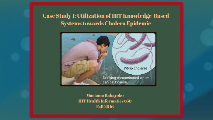 cholera case study ppt