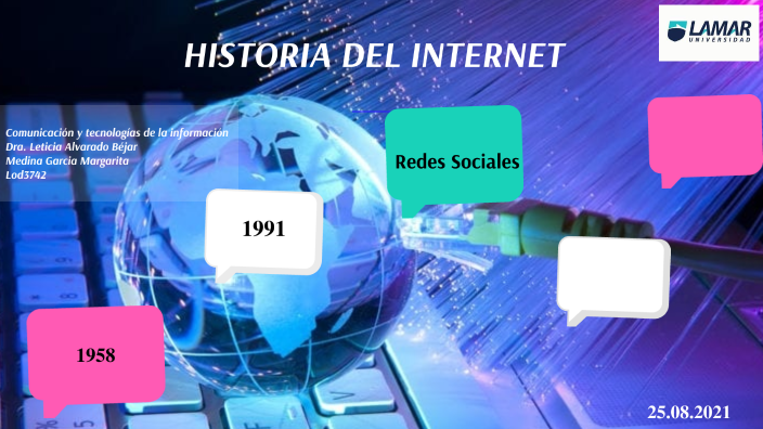 HISTORIA DEL INTERNET by MARGARITA MEDINA GARCIA on Prezi