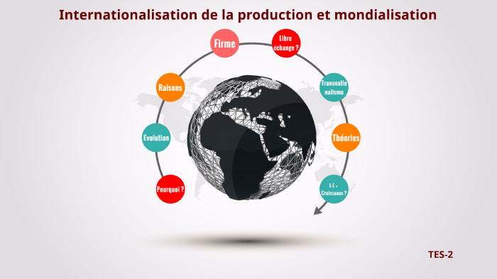 Internationalisation De La Production Et Mondialisation By Geoffrey Brugeron 9440