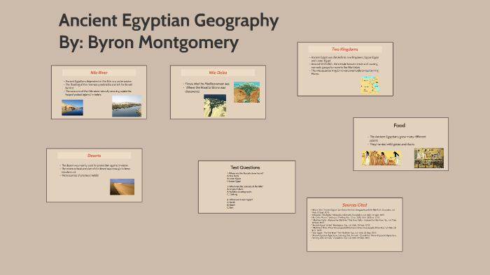 Ancient Egyptian Geography by Byron Montgomery on Prezi