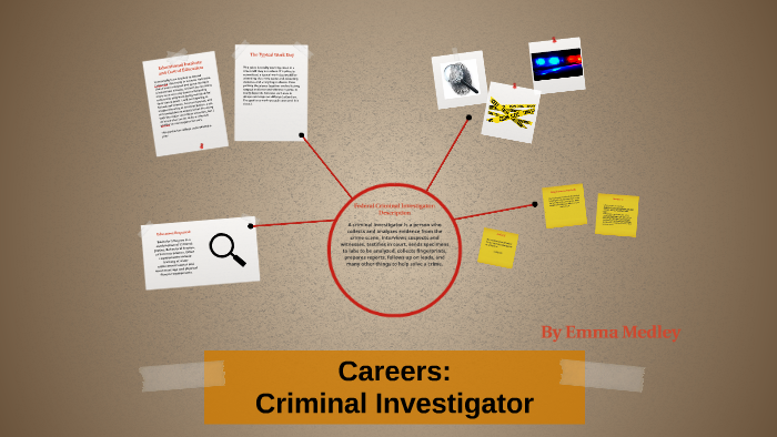 Criminal Investigator Career Presentation by Emma Medley on Prezi