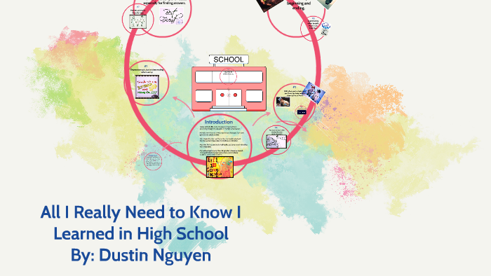 All I Really Need to Know I Learned in High School by Dustin Nguyen on ...