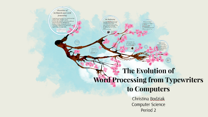 The Evolution of Word Processing by Christina Bodziak on Prezi