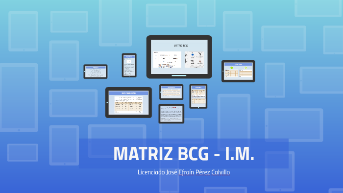 MATRIZ BCG - I.M. by Jose Efrain Perez Calvillo on Prezi