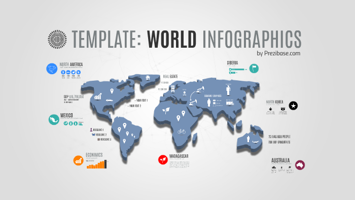 World Infographics Prezi Template By Prezi Templates By Prezibase On