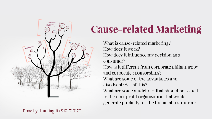 which of the following is a disadvantage of cause-related marketing