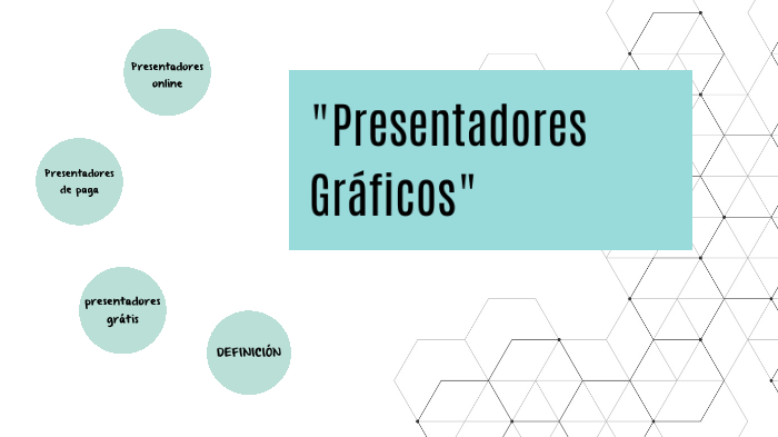 Tipos De Presentadores Graficos Y Sus Caracteristicas