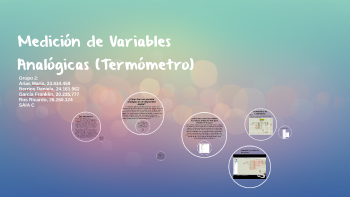 Medición de Variables Analógicas (Termómetro) by Maria De los Angeles ...