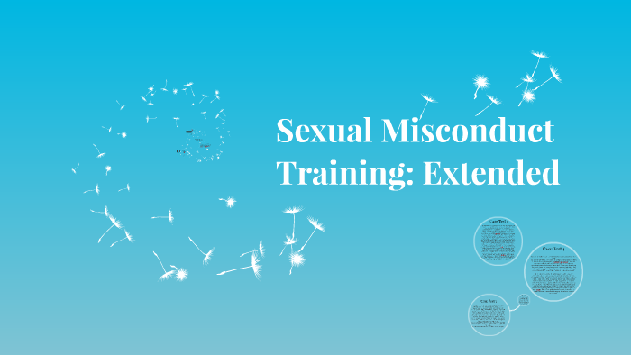 Sexual Misconduct Training Extended By Emma Berry 9639