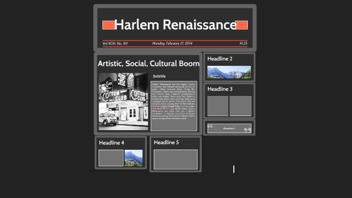 Harlem Renaissance by Katie Chung on Prezi