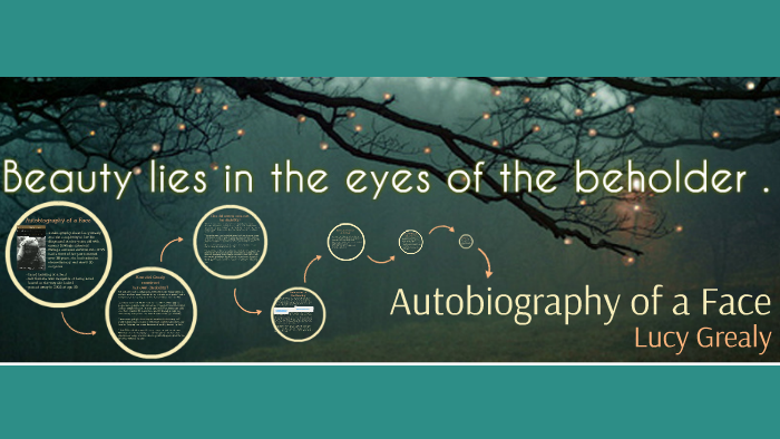 an autobiography of a face an autobiography of a face