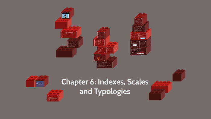 Chapter 6: Indexes, Scales and Typologies by Amanda Admire
