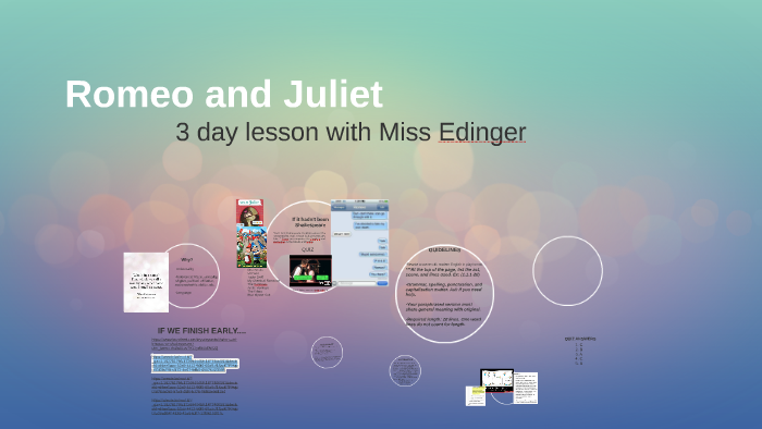Romeo and Juliet by Julia Edinger on Prezi