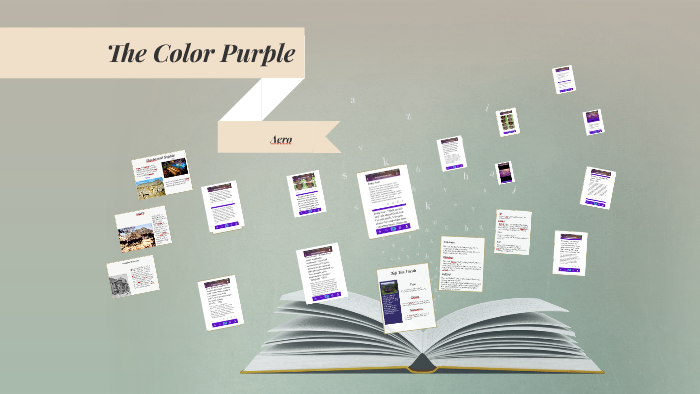 thesis for the color purple book