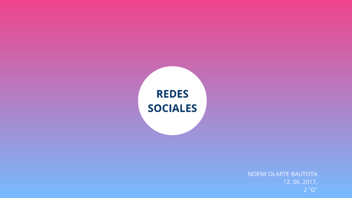 REDES SOCIALES by Noemi Olarte on Prezi