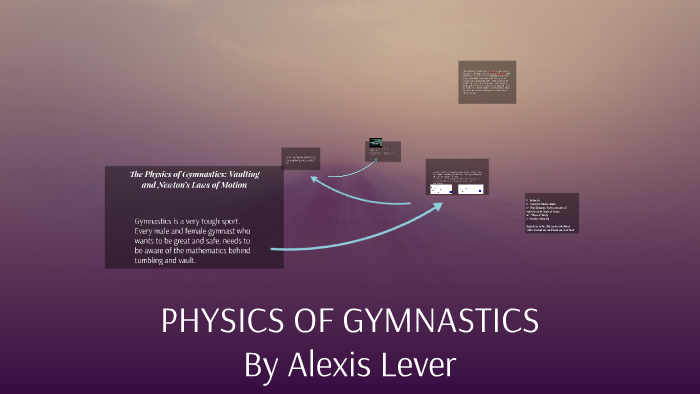 PHYSICS OF GYMNASTICS By Alexis Lever