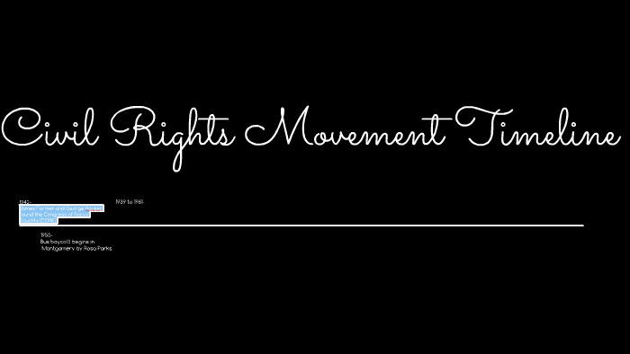 Civil Rights Movement Timeline By Jessica Boven On Prezi