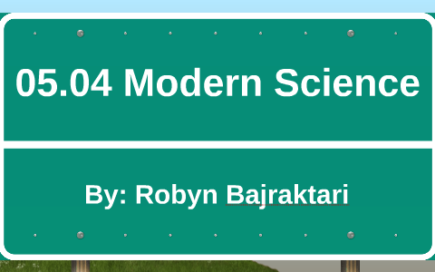 what is modern science essay