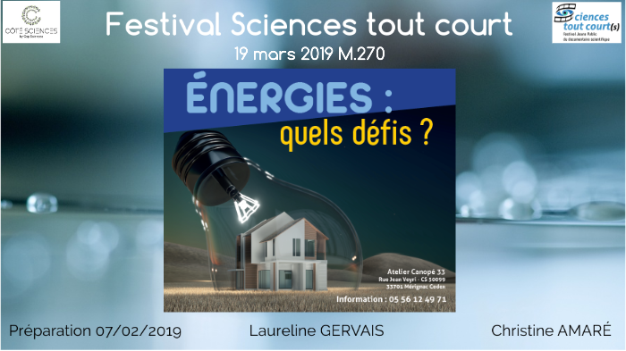 Formation Festival Sciences Tout Court By Laureline Gervais