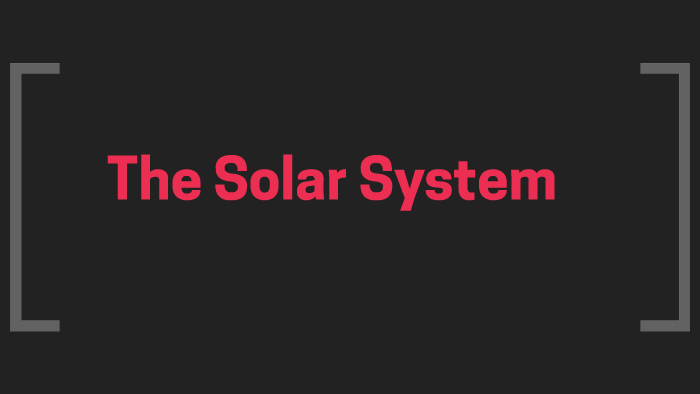 essay on solar system for class 6th