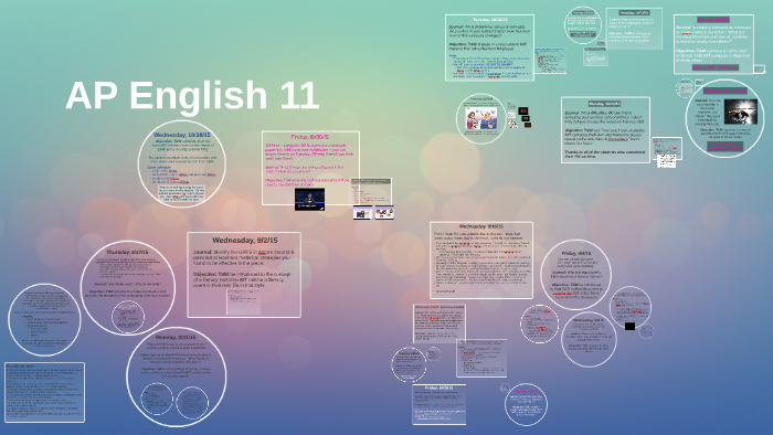 AP English 11 by Angela Single on Prezi